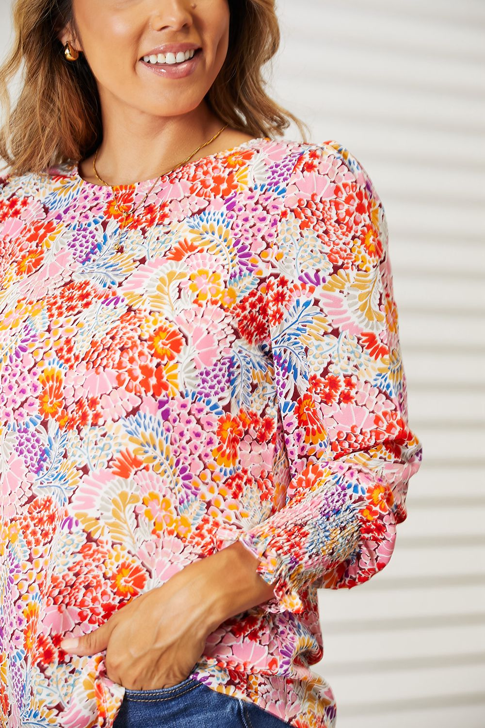Double Take Floral Print Dress | Bold & Beautiful Floral Style