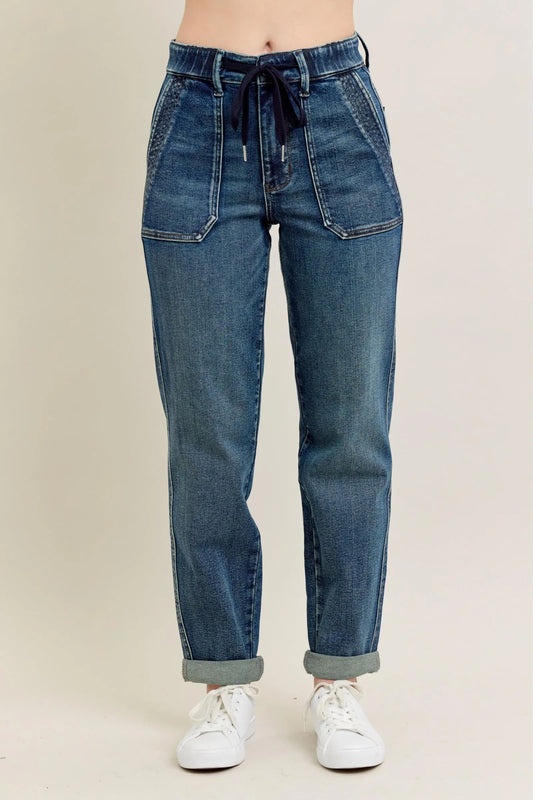 Judy Blue Full Size HW Vintage Wash Jeans | CentPrime Denim