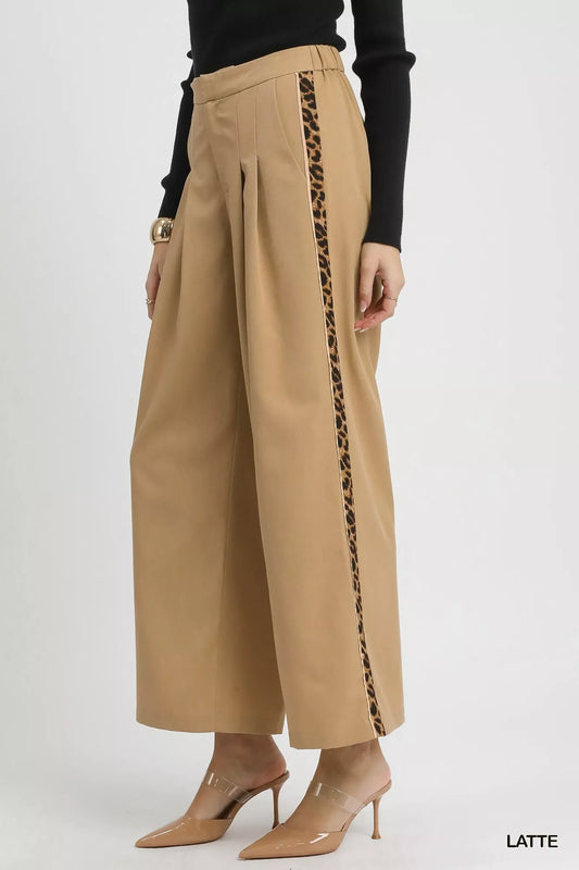 Front Pleated Wide-Leg Pants | Chic High Waist Women’s Trousers