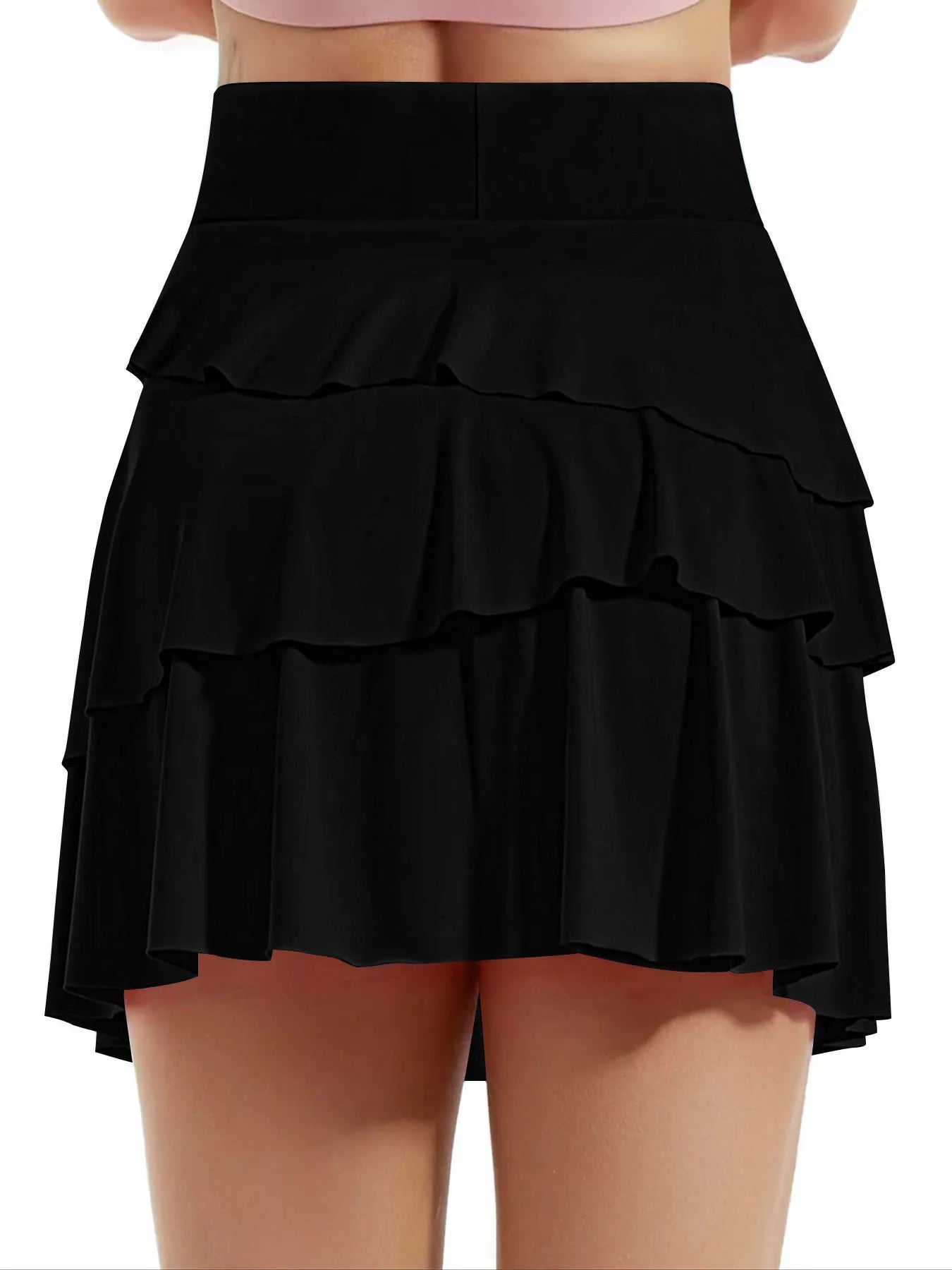 Tiered Ruffle Active Skort – Flirty, Comfortable Performance Wear