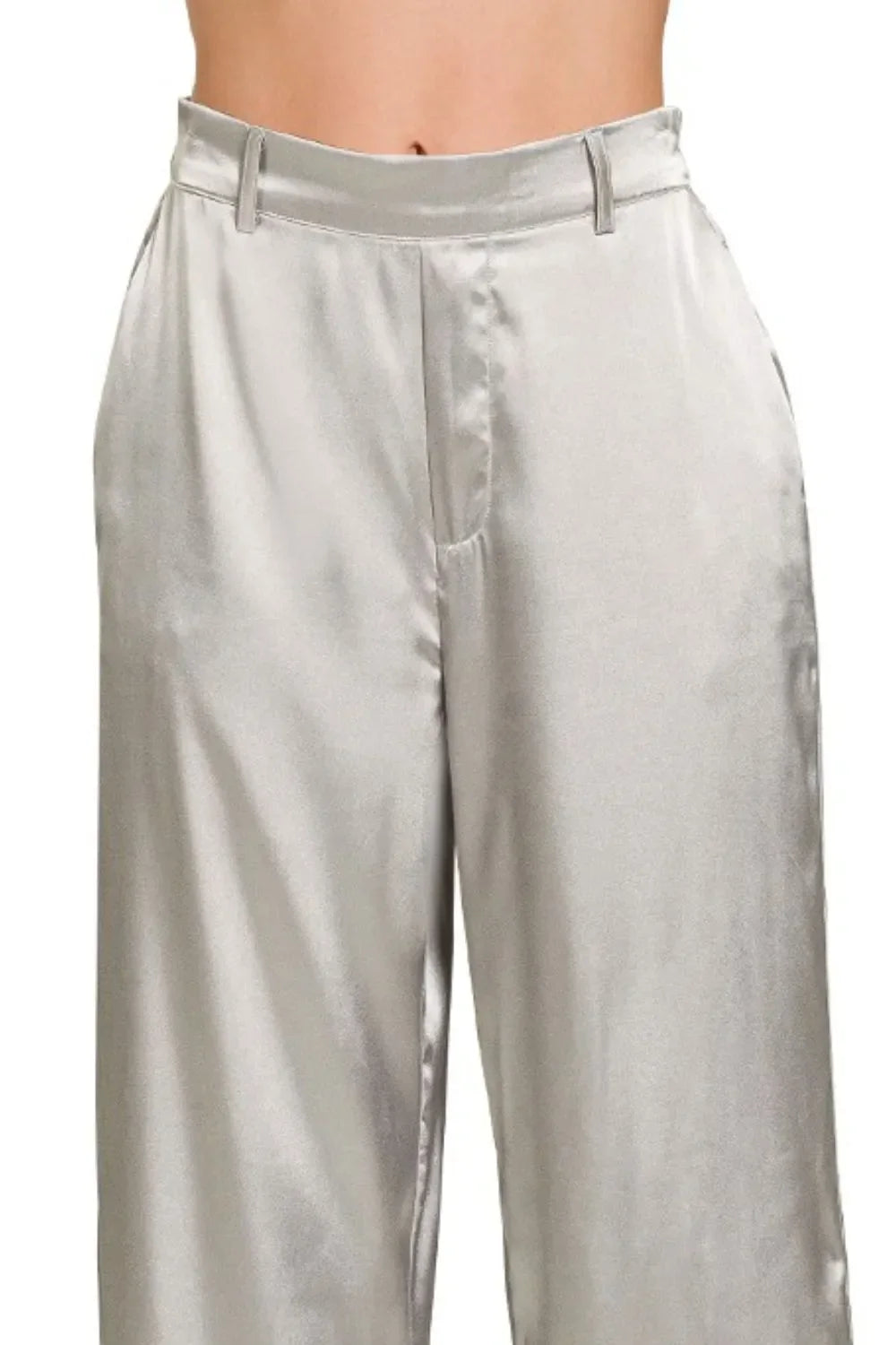 Wide-Leg Satin Pants | Elegant Women’s Chic & Comfortable Style