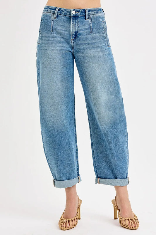 RISEN Full Size Mid Rise | Comfortable Women’s Denim & Pants