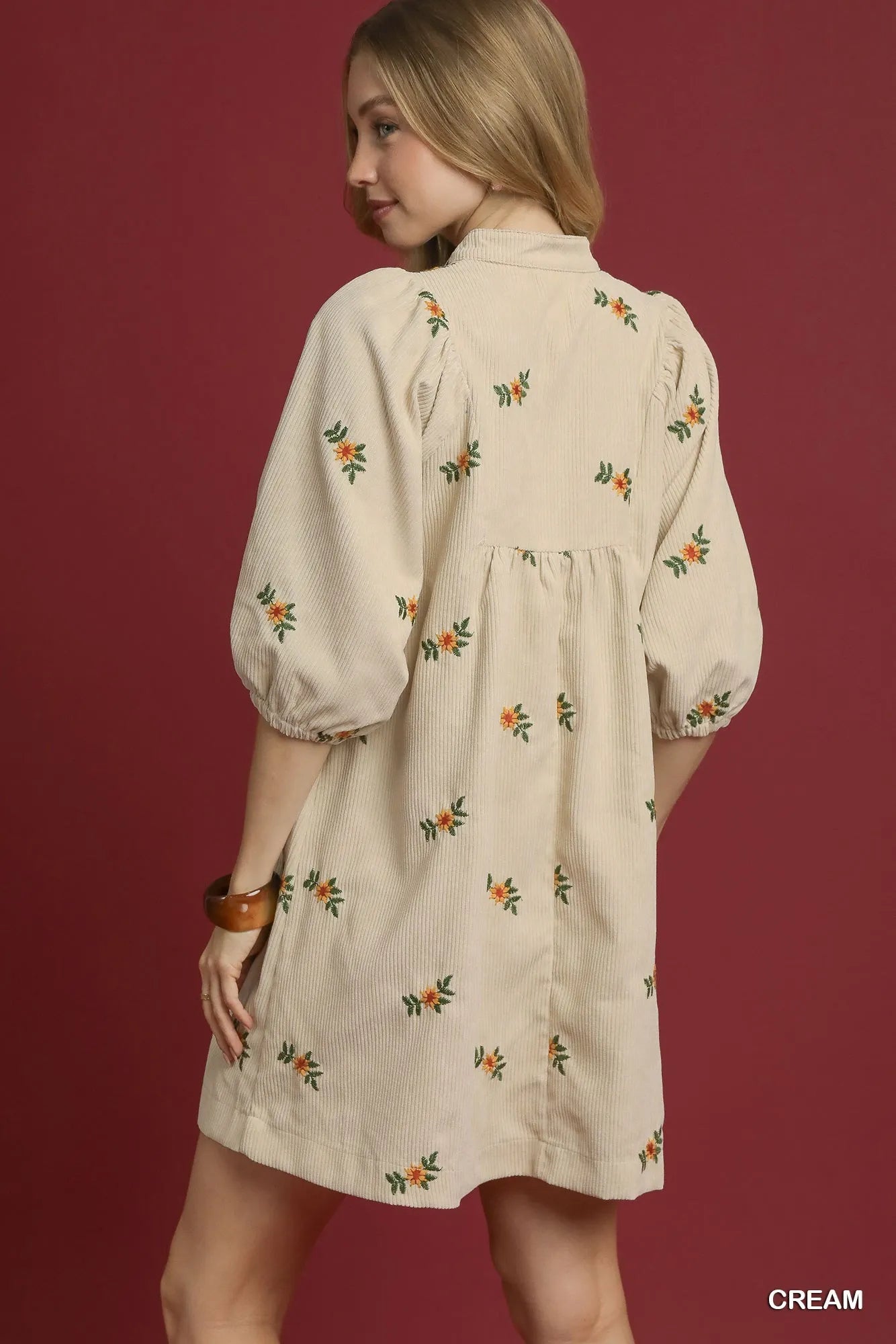 Umgee Corduroy Babydoll Dress – Stylish & Cozy Fall Essential