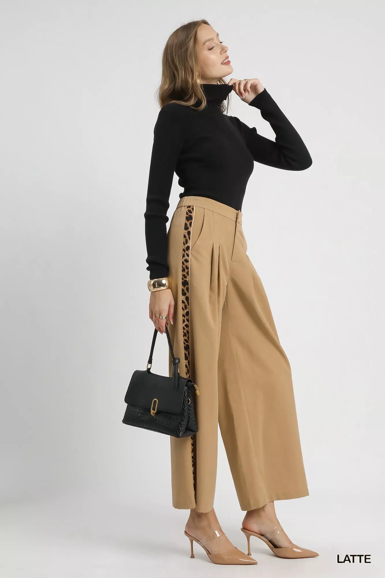 Front Pleated Wide-Leg Pants | Chic High Waist Women’s Trousers