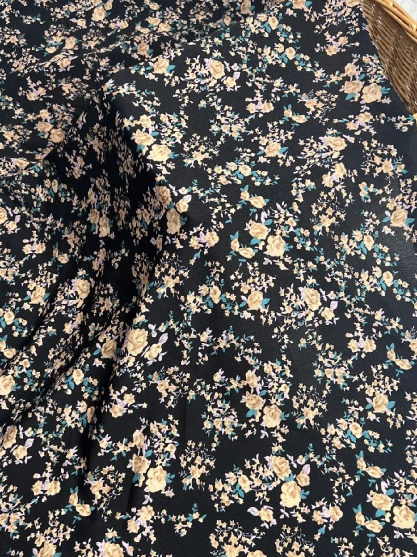 Full Size Slit Off-Shoulder Floral Midi Dress Plus Size