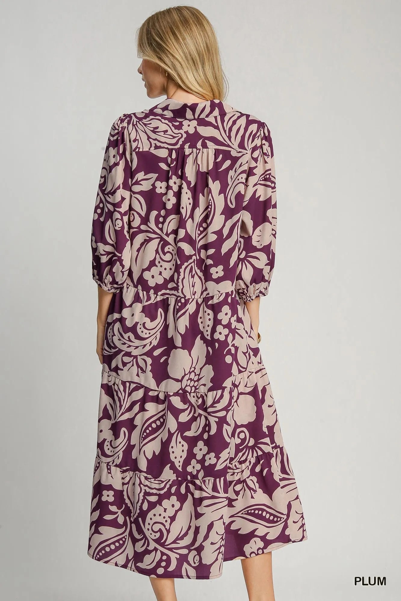 Floral Print Tiered Midi Dress | Stylish Women’s Summer Dress