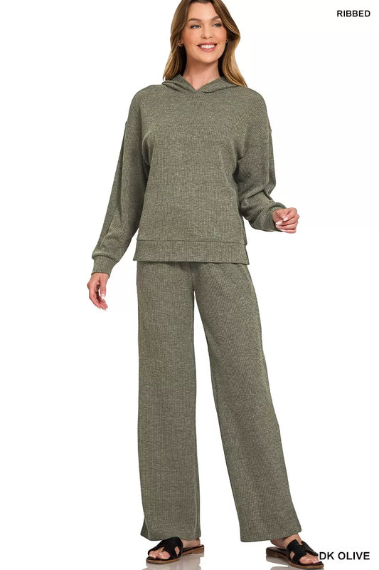 Ribbed Drawstring Lounge Pants – Comfortable & Stylish Loungewear
