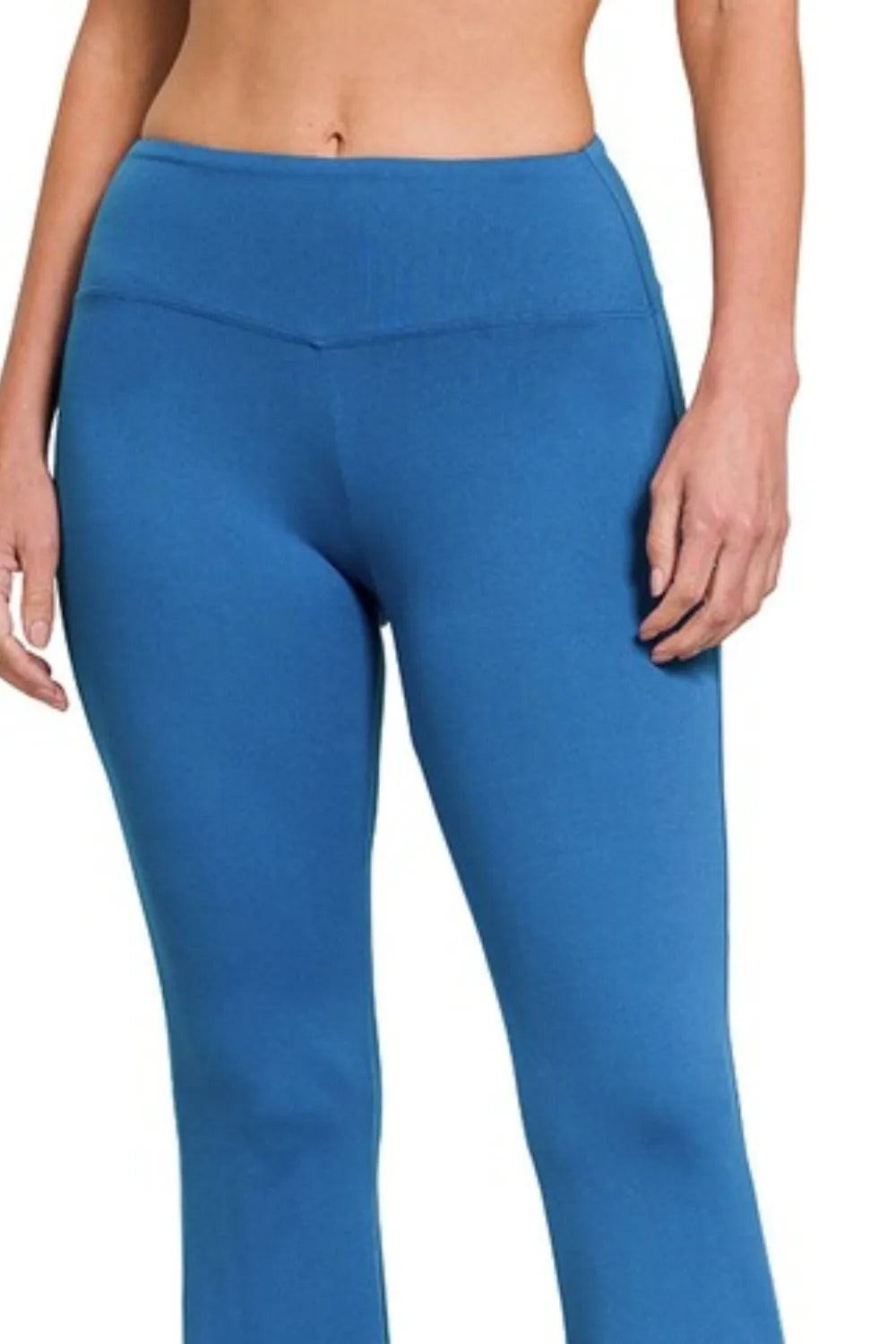 Zenana Buttery Soft Flare Leg High-Waist Yoga Pants Ultimate Comfort
