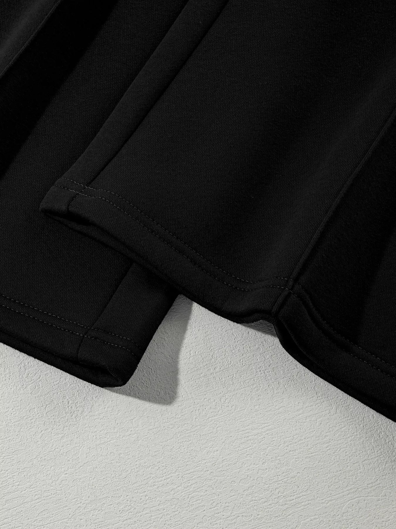 Drop Shoulder Zip Up Jacket & Drawstring Pants Set Activewear