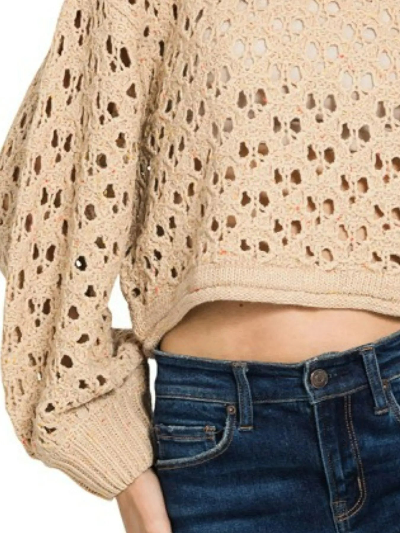 Oversized Cropped Crochet | Trendy Women’s Fashion at Centprime