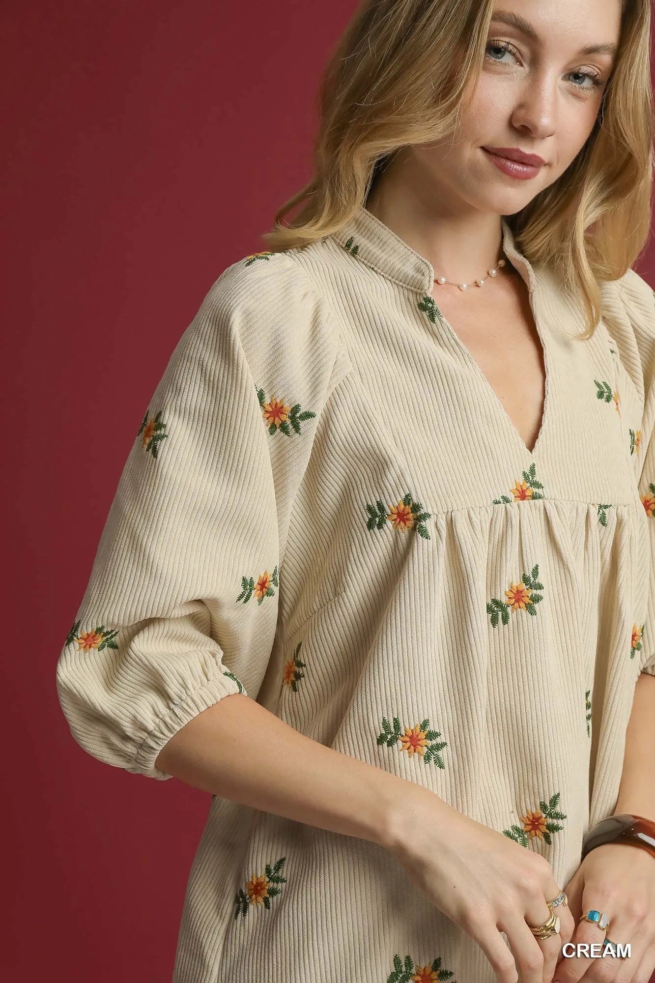 Umgee Corduroy Babydoll Dress – Stylish & Cozy Fall Essential
