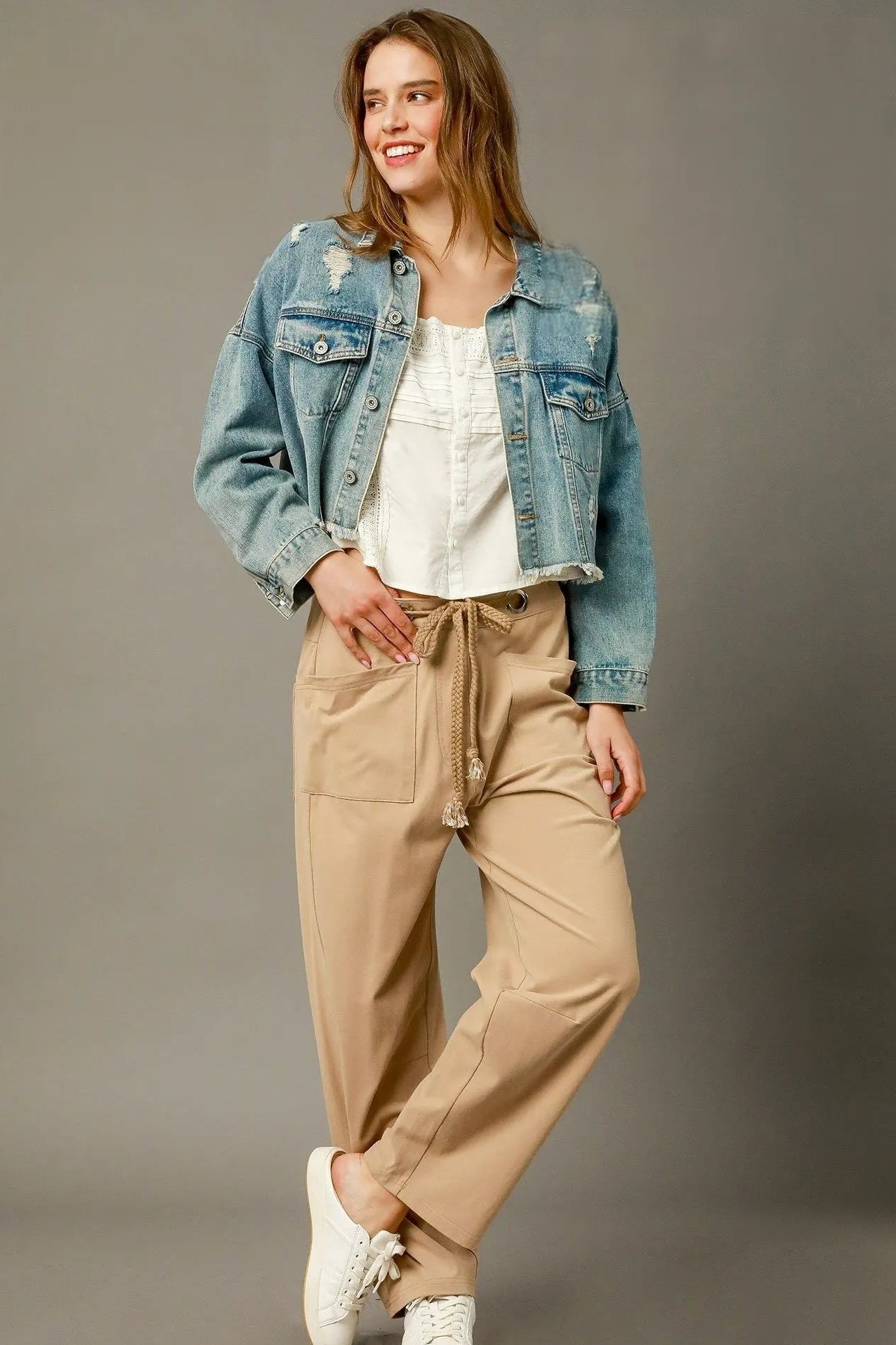 Cargo-Inspired Drawstring Pants | Trendy Utility & Comfortable Fit
