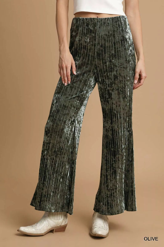 Umgee Velvet Pleated Dress | Elegant Women’s Evening & Party Style