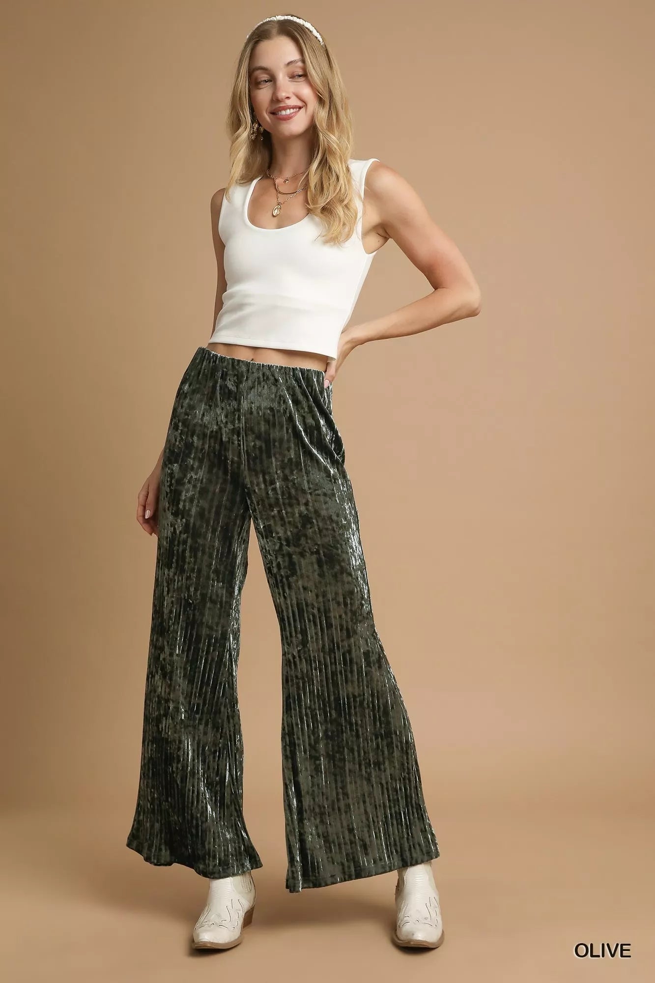 Umgee Velvet Pleated Dress | Elegant Women’s Evening & Party Style