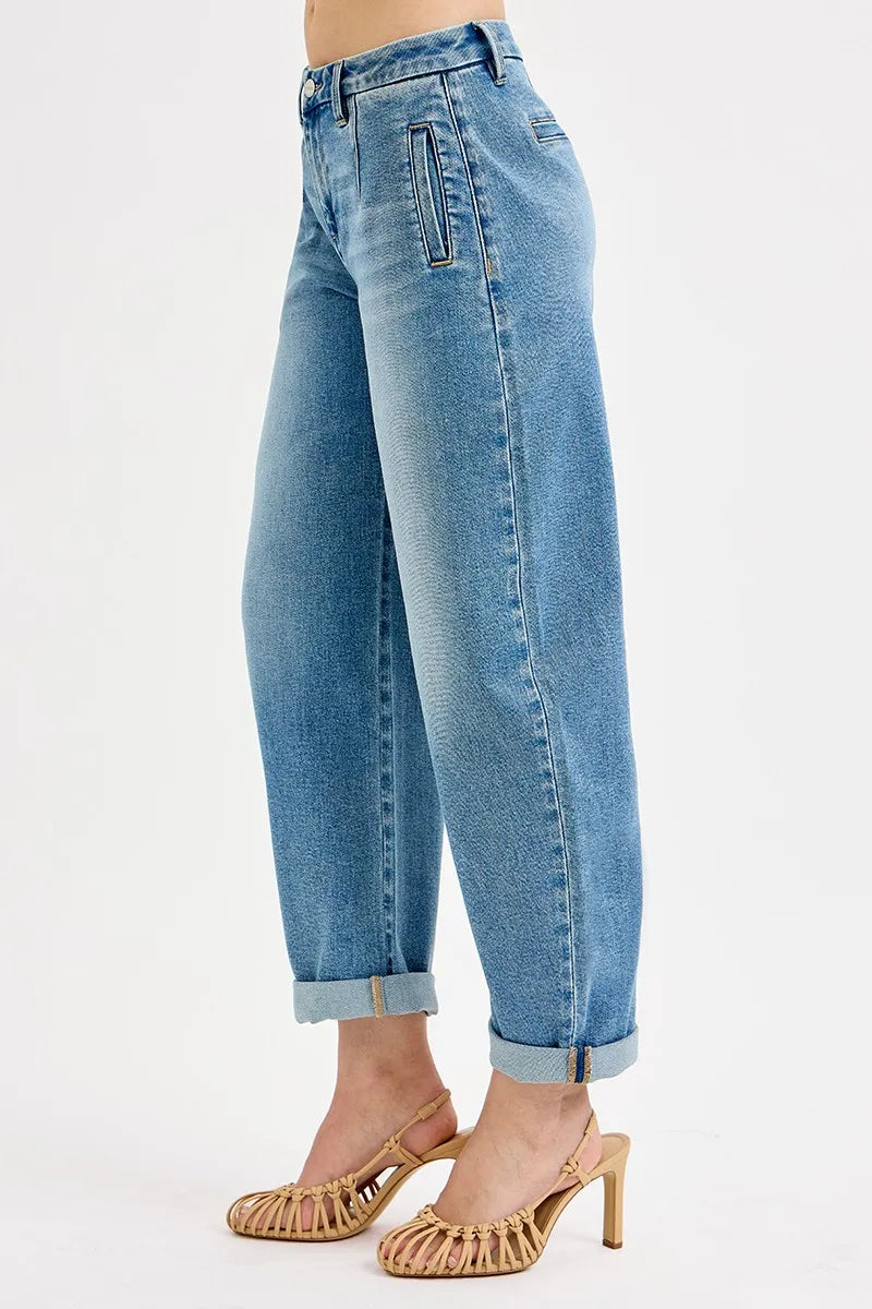 RISEN Full Size Mid Rise | Comfortable Women’s Denim & Pants