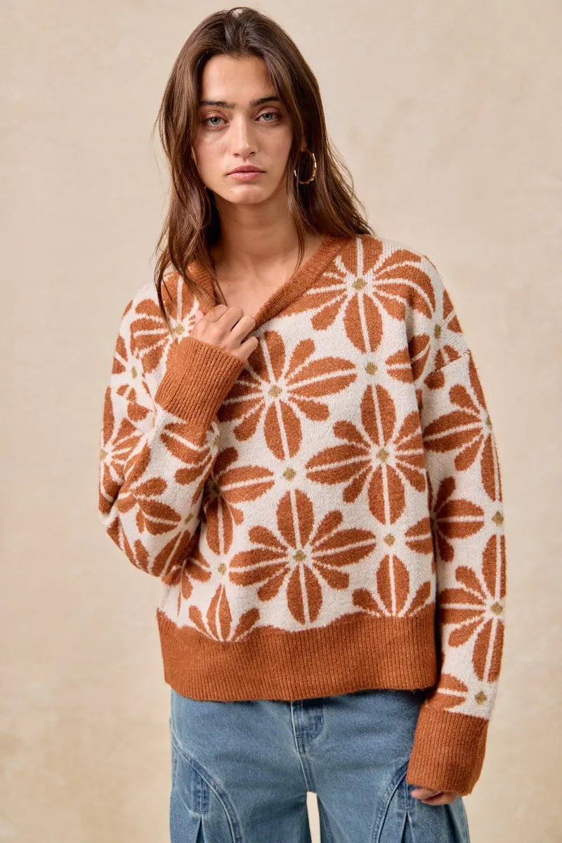 BiBi Flower Pattern | Stylish Women’s Fashion Tops & Accessories