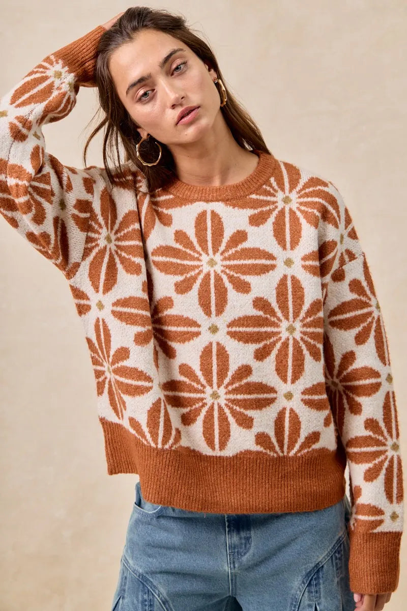 BiBi Flower Pattern | Stylish Women’s Fashion Tops & Accessories