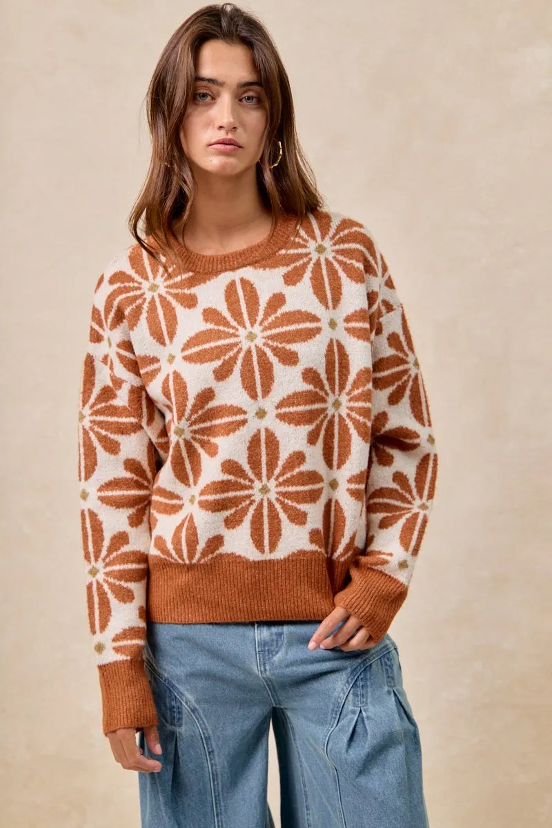 BiBi Flower Pattern | Stylish Women’s Fashion Tops & Accessories