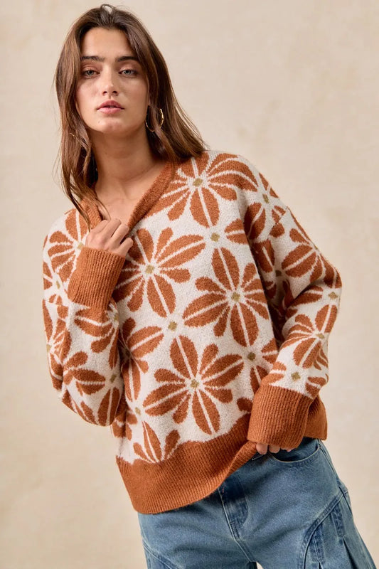 BiBi Flower Pattern | Stylish Women’s Fashion Tops & Accessories
