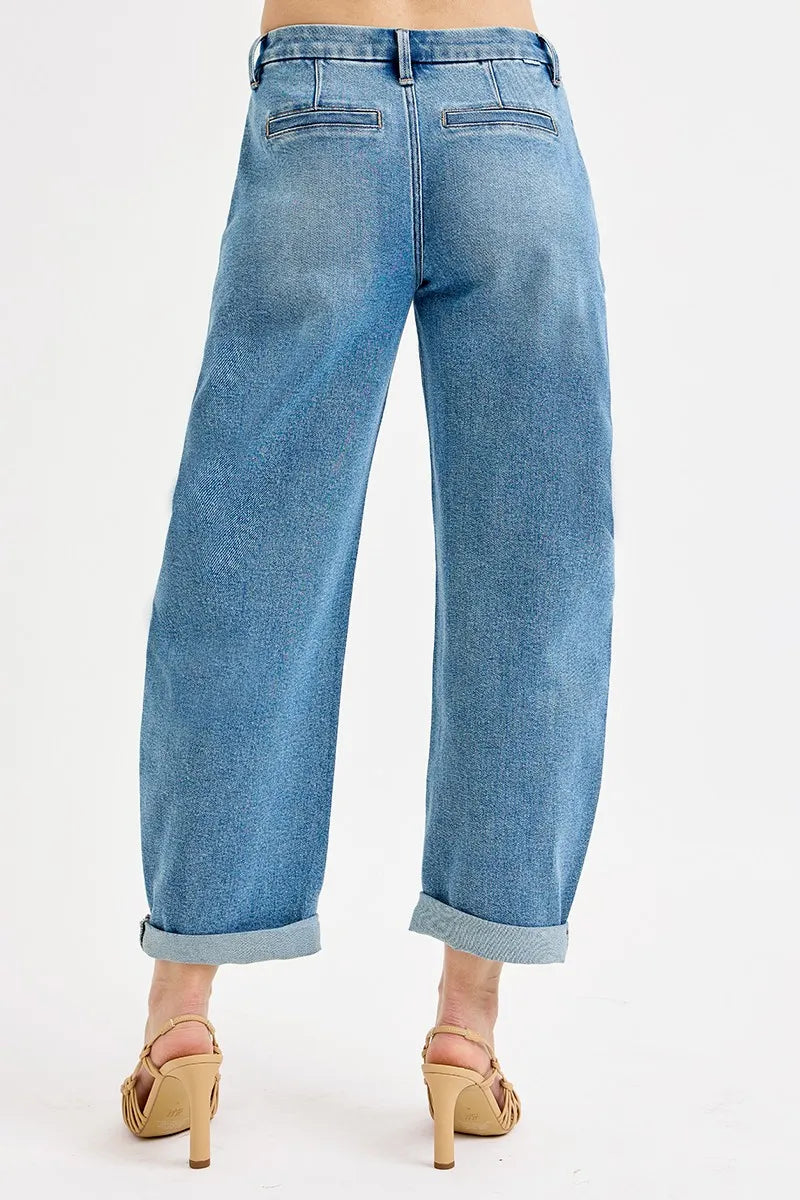 RISEN Full Size Mid Rise | Comfortable Women’s Denim & Pants