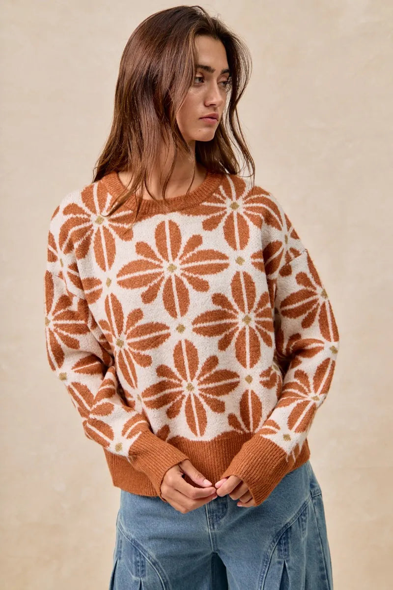 BiBi Flower Pattern | Stylish Women’s Fashion Tops & Accessories