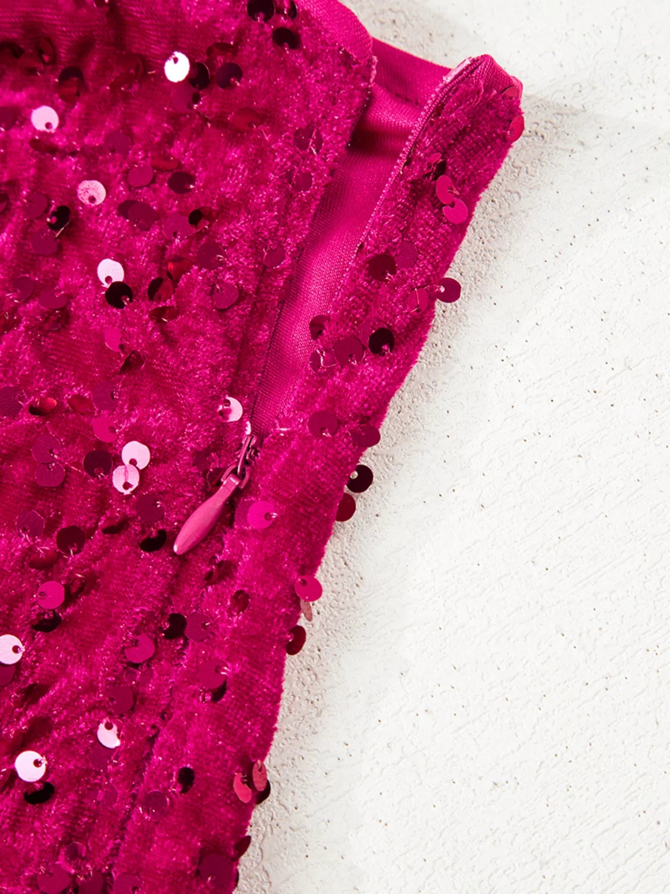 Sequin One-Shoulder Dress with High Slit – Glamorous Evening Wear