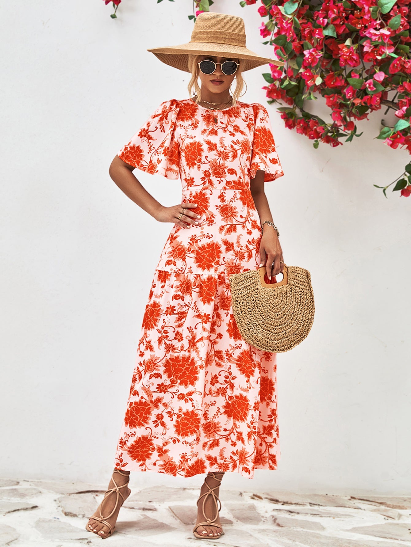 Floral Round Neck Top – Effortless Everyday Style for Any Season