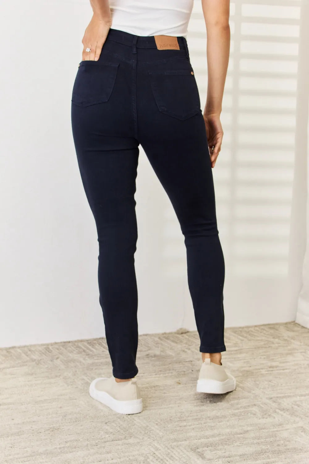 Judy Blue Tummy Control Skinny Jeans | Flattering Full Size Denim
