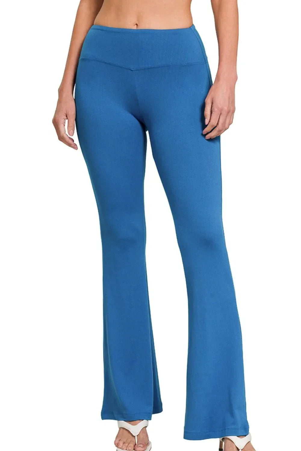 Zenana Buttery Soft Flare Leg High-Waist Yoga Pants Ultimate Comfort