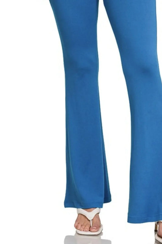 Zenana Buttery Soft Flare Leg High-Waist Yoga Pants Ultimate Comfort