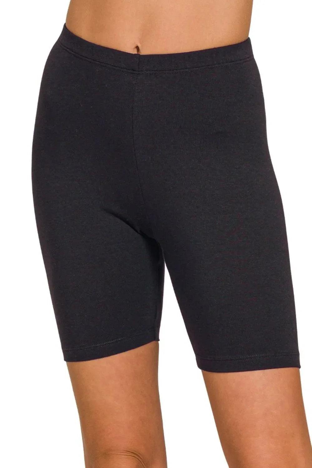 Zenana Premium Cotton Biker Shorts - Soft, Breathable & Stylish